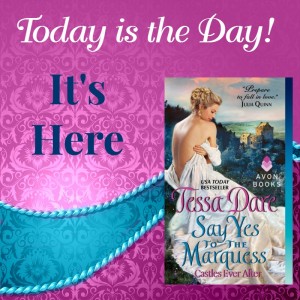 Announcing the release day for SAY YES TO THE MARQUESS