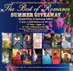 Best of Romance Summer giveaway banner